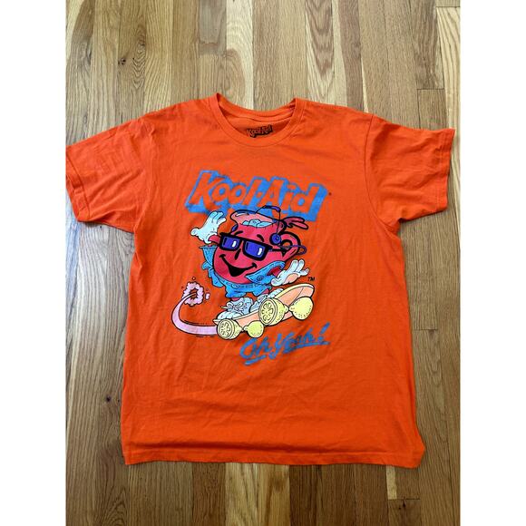 Kool Aid Man Skating Big Logo Graphic T Shirt - Great Condition - Picture 1 of 3